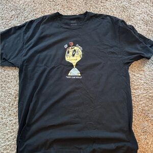 Vans Black Tee with Yellow Graphic